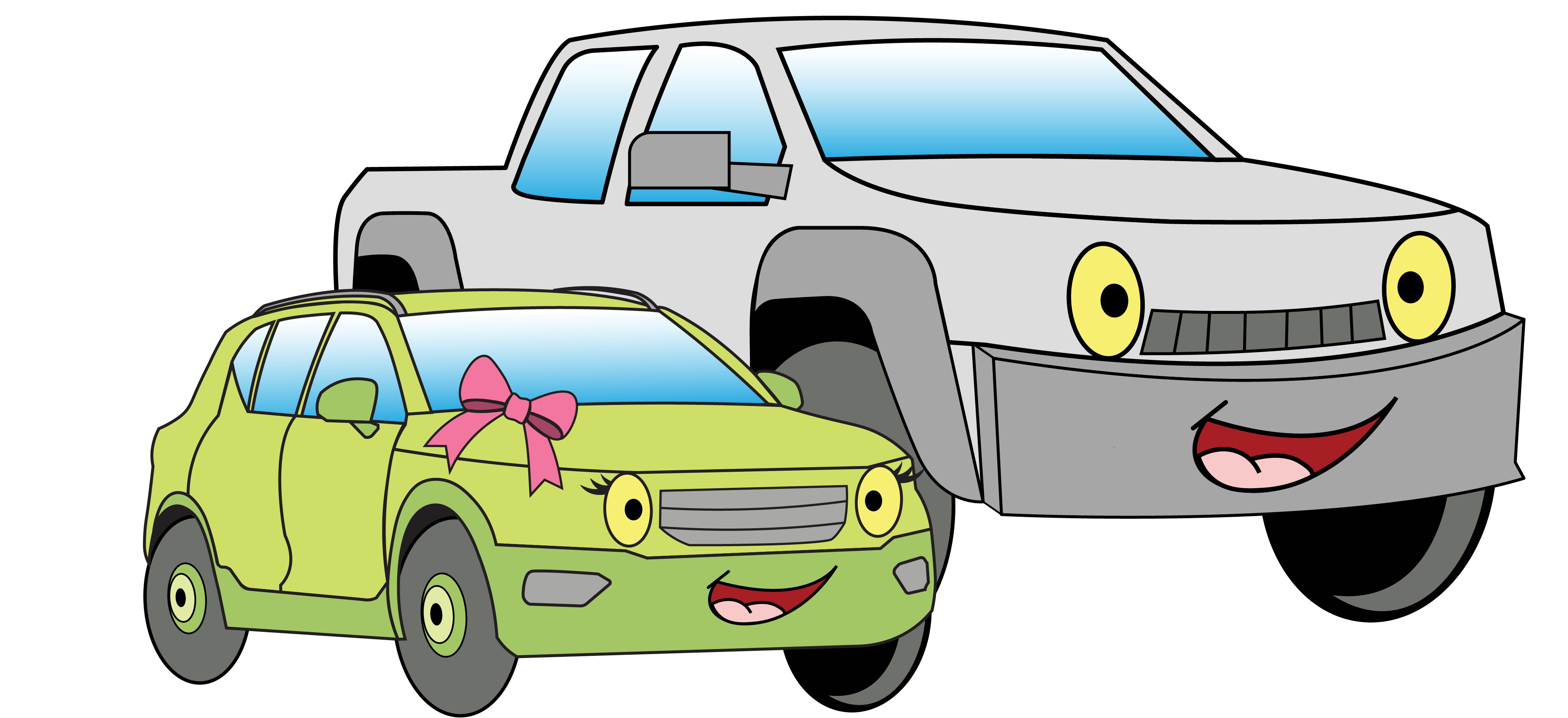 Two Cars (Gray & Green) - Family Plan Page